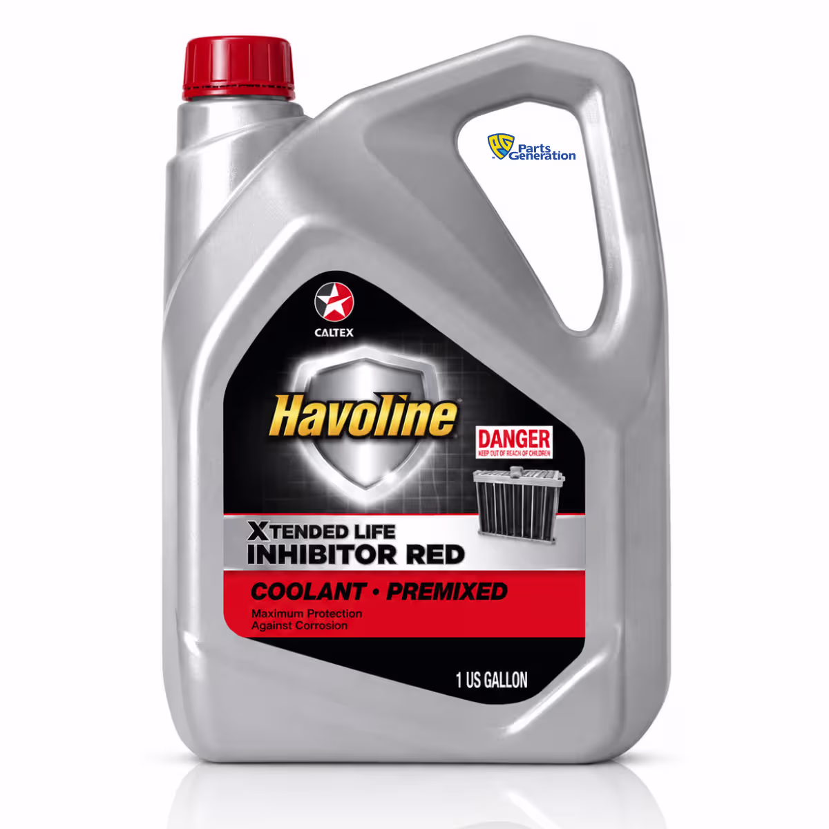 CALTEX HAVOLINE XLI PREMIXED COOLANT RED 4L